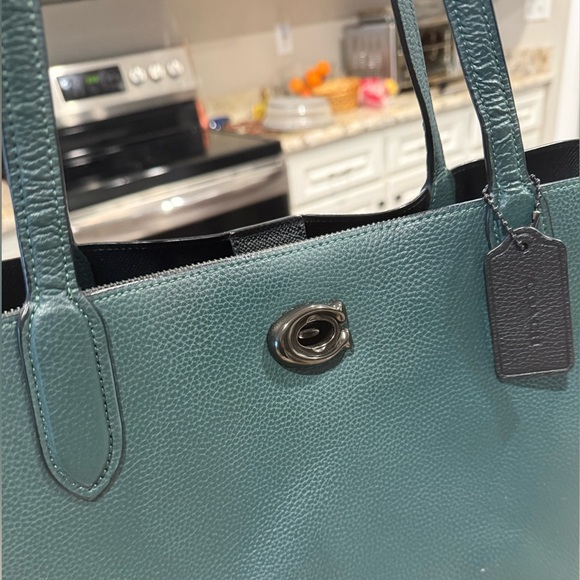 Coach Willow Tote (Forest Green) - Picture 2 of 12